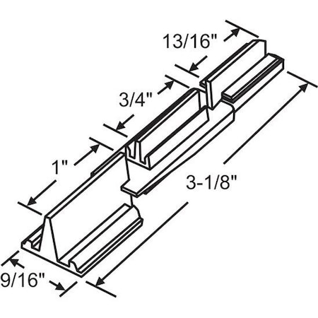 Strybuc Bottom Shower Door Guide 22-203